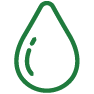 Green drop icon