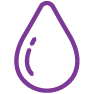 Purple Drop Icon